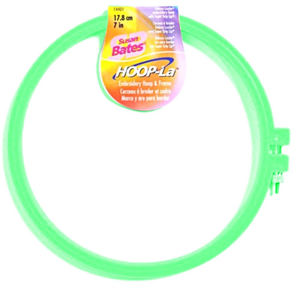 Hoop-La Plastic Embroidery Hoop 7in