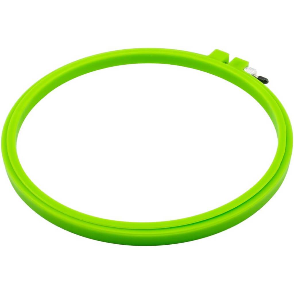 Bates Hoop-La Plastic Embroidery Hoop 5in Green