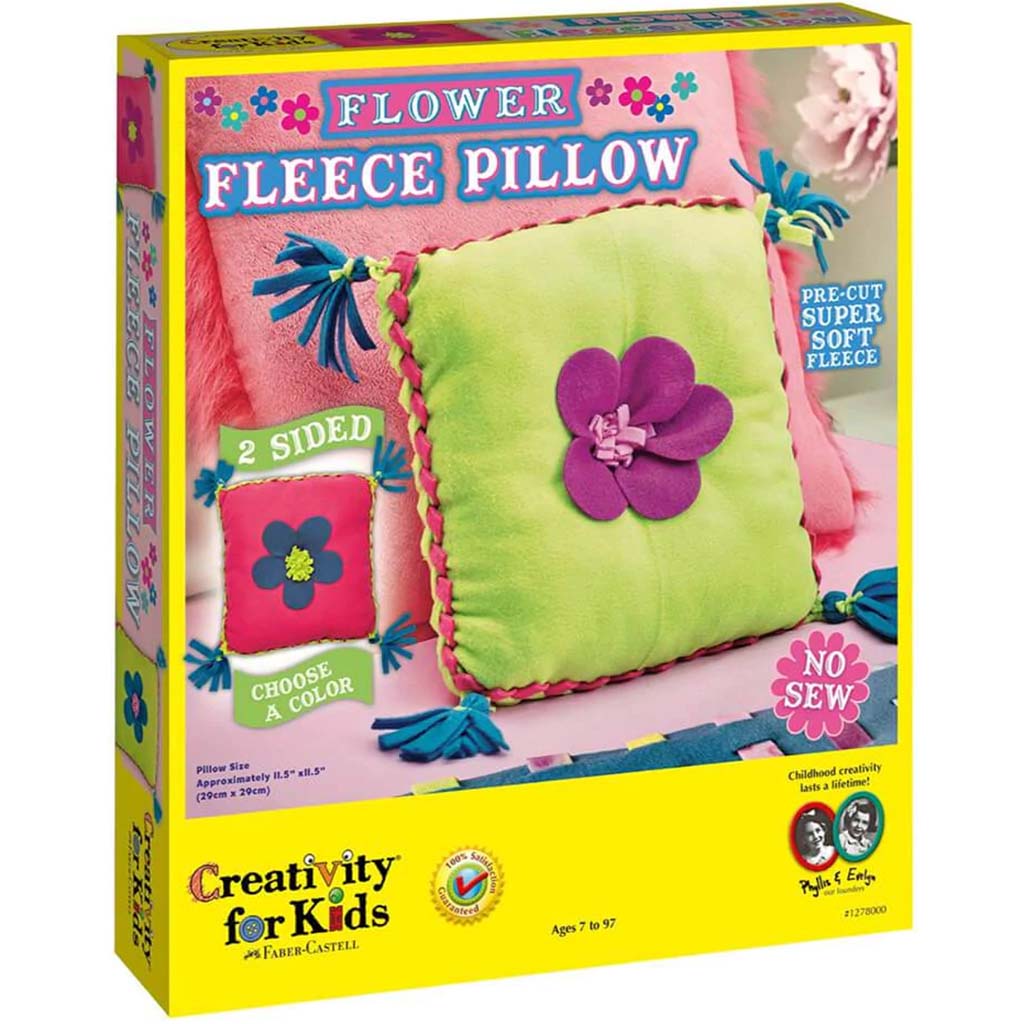 Flower Fleeece Pillow Kit