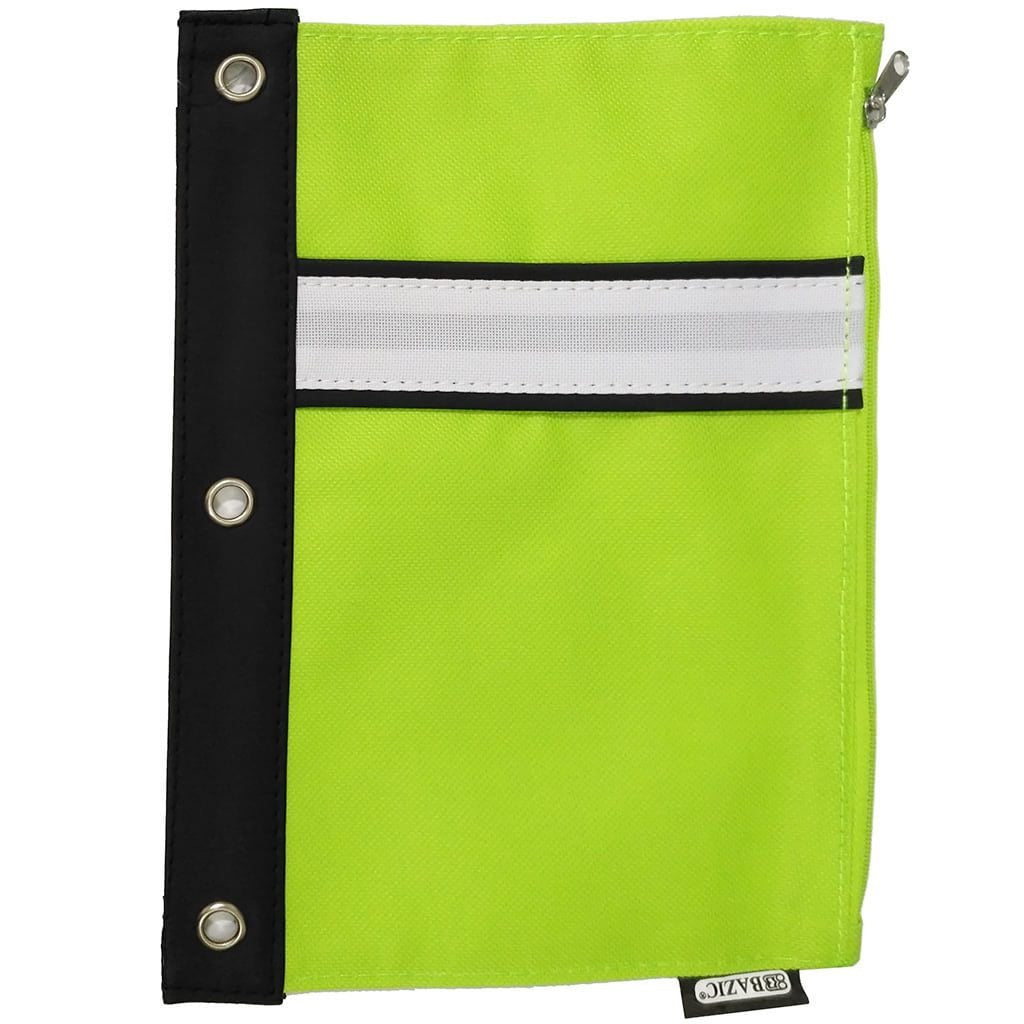 Bright Color 3-Ring Pencil Pouch