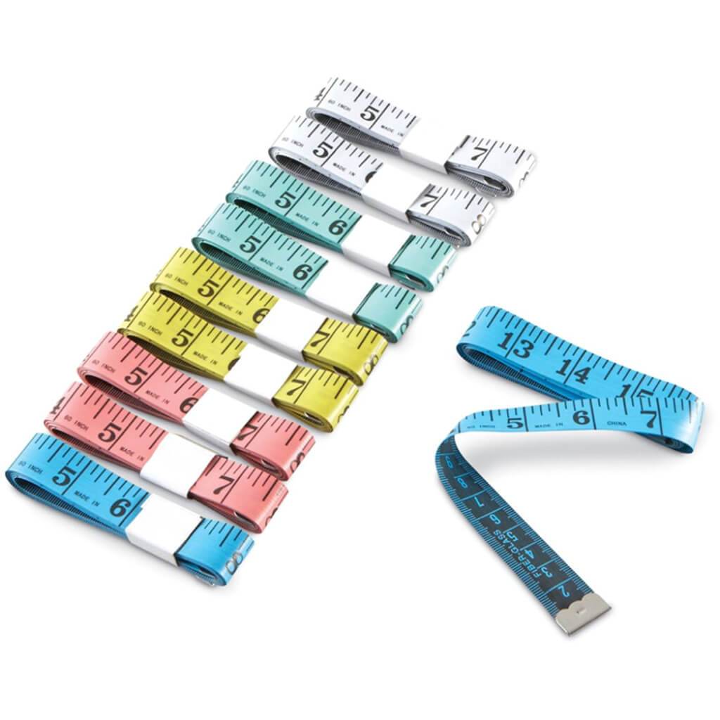 Customary/Metric Tape Measures Set of 10 