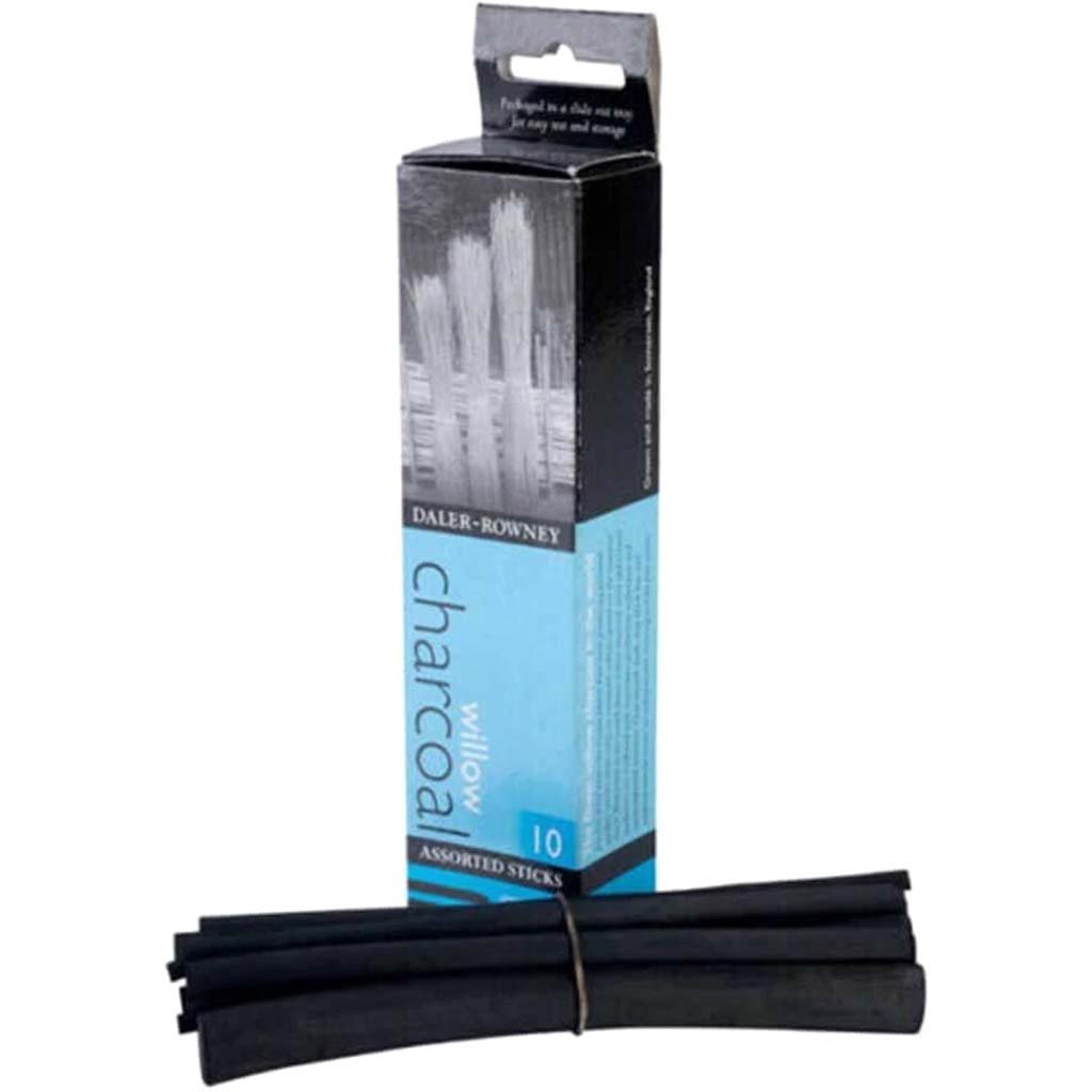 Willow Charcoal 10 Assorted Sticks