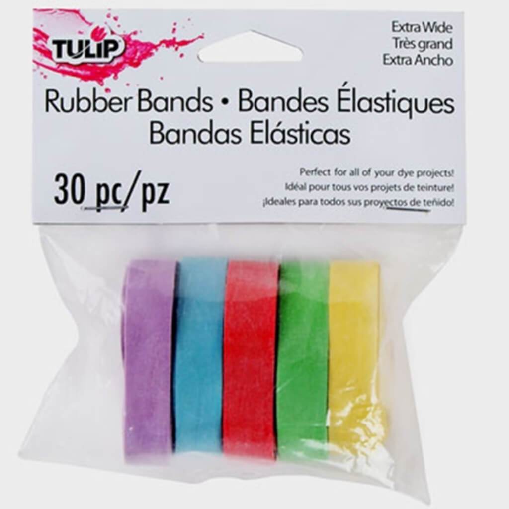 Tulip Wide Rubber Band 30pcs