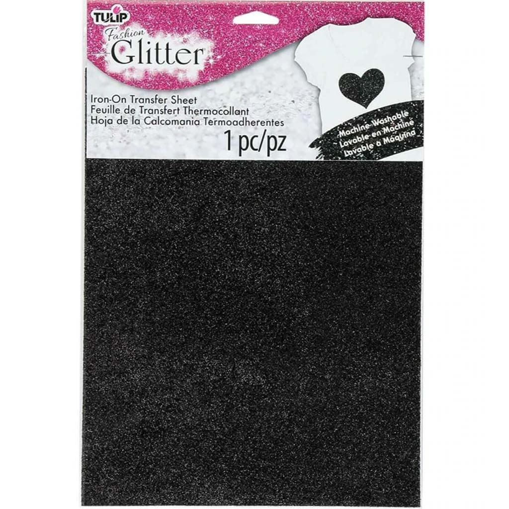 Tulip Fashion Glitter Iron on Transfer Sheet