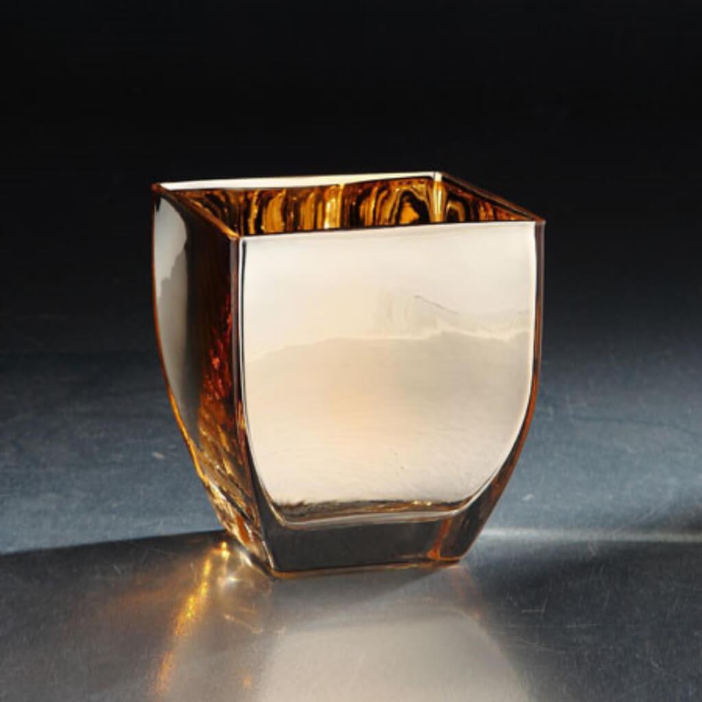 Glass Accessory H:5" D:4.5" Gold 