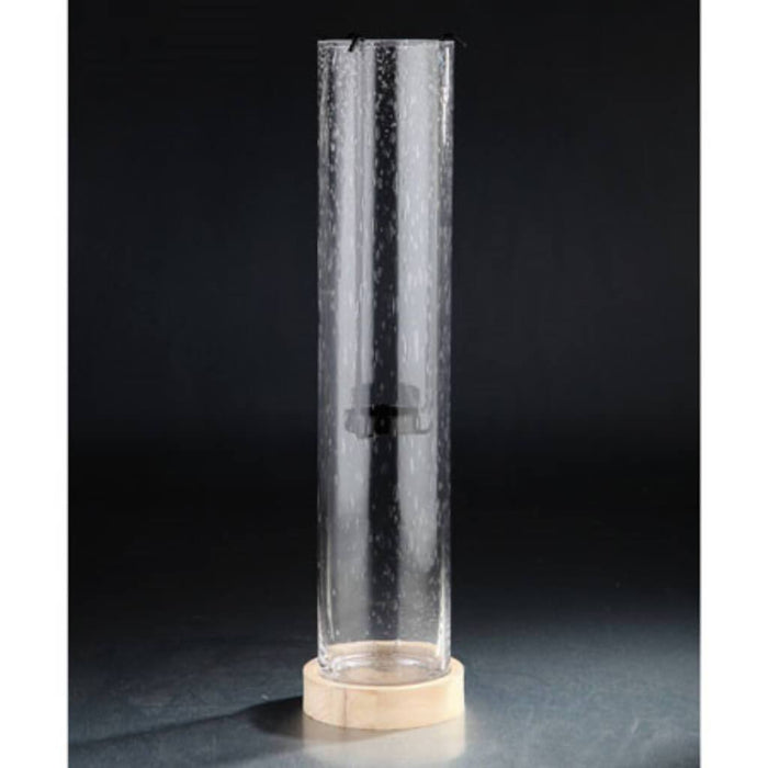 Candleholder H:20" D:4" Clear 