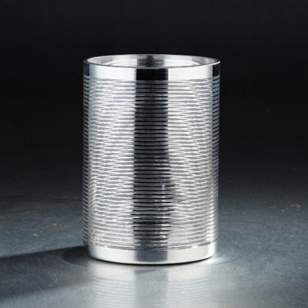 Cylinder H:10" D:4.5" Silver 