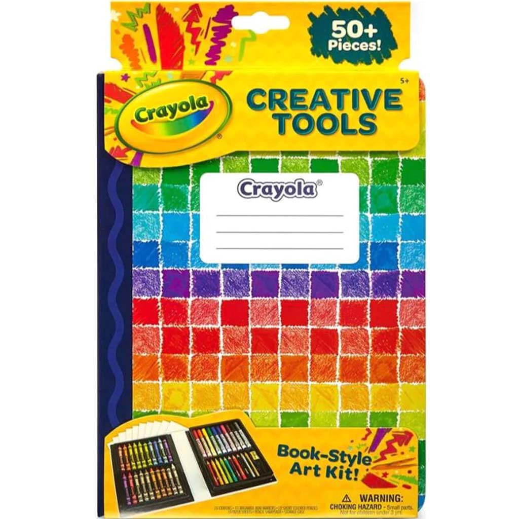 Crayola Creative Tools Book Style Art Kit