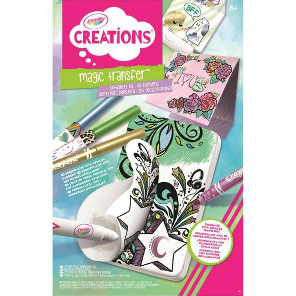 Creations Magic Transfer Stationery Set