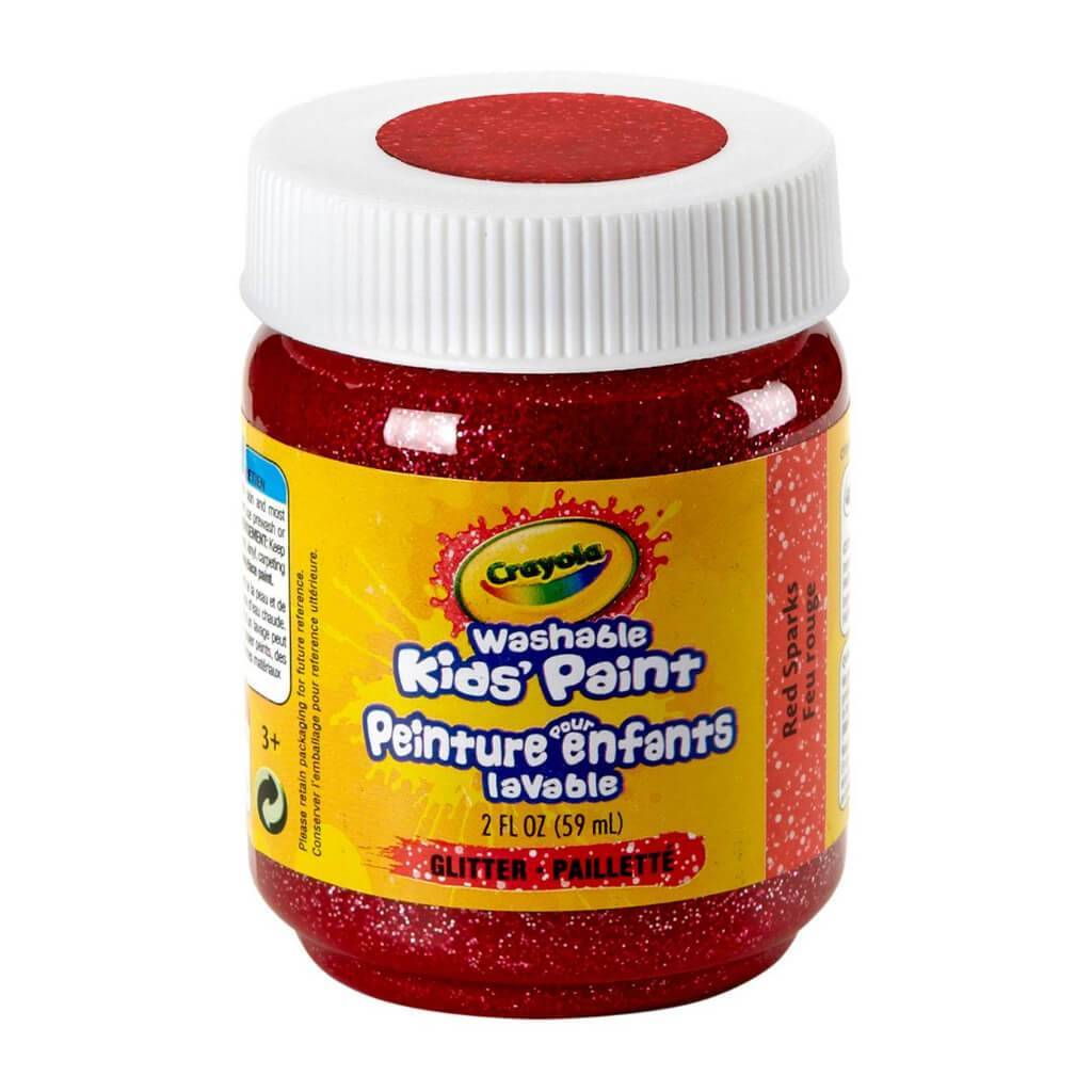 Crayola Washable Shimmer Glitter Paint 2oz - Creative Minds