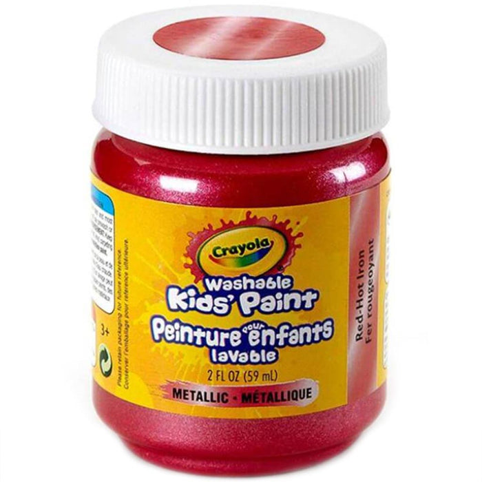 Crayola Washable Mettalic Classic Kids Paint