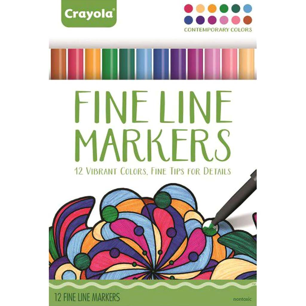 Crayola Markers Broad Line Assorted 12pc