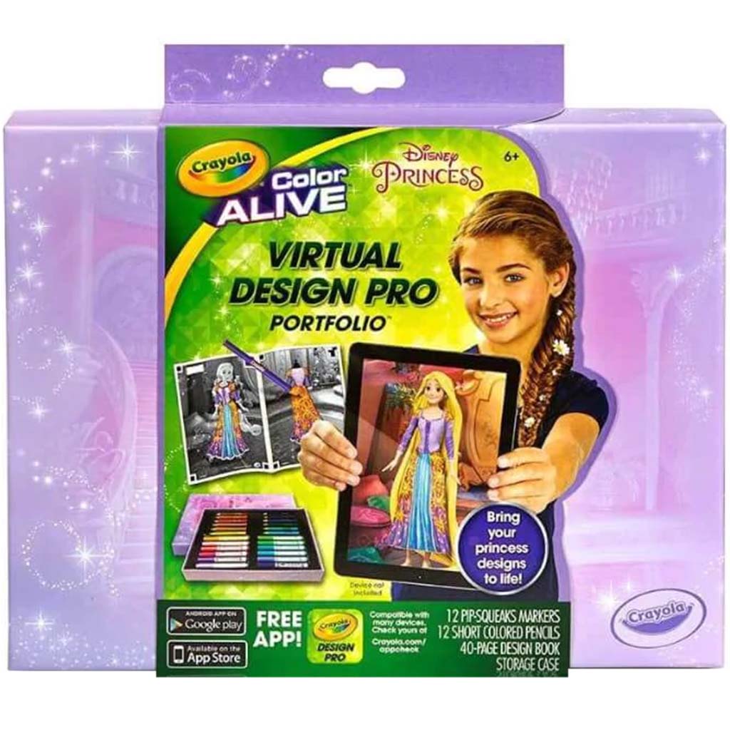 Crayola Color Alive Disney Princess Virtual Design Pro Portfolio