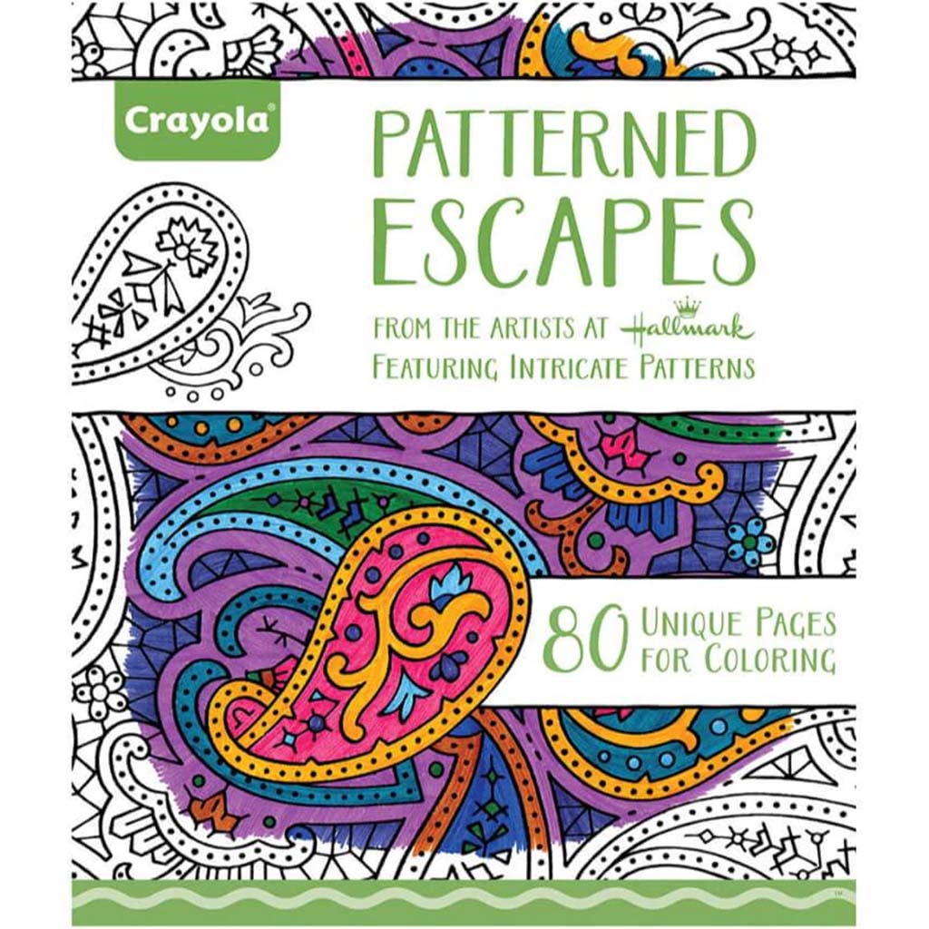 Crayola Patterned Escapes Coloring Coloring Book