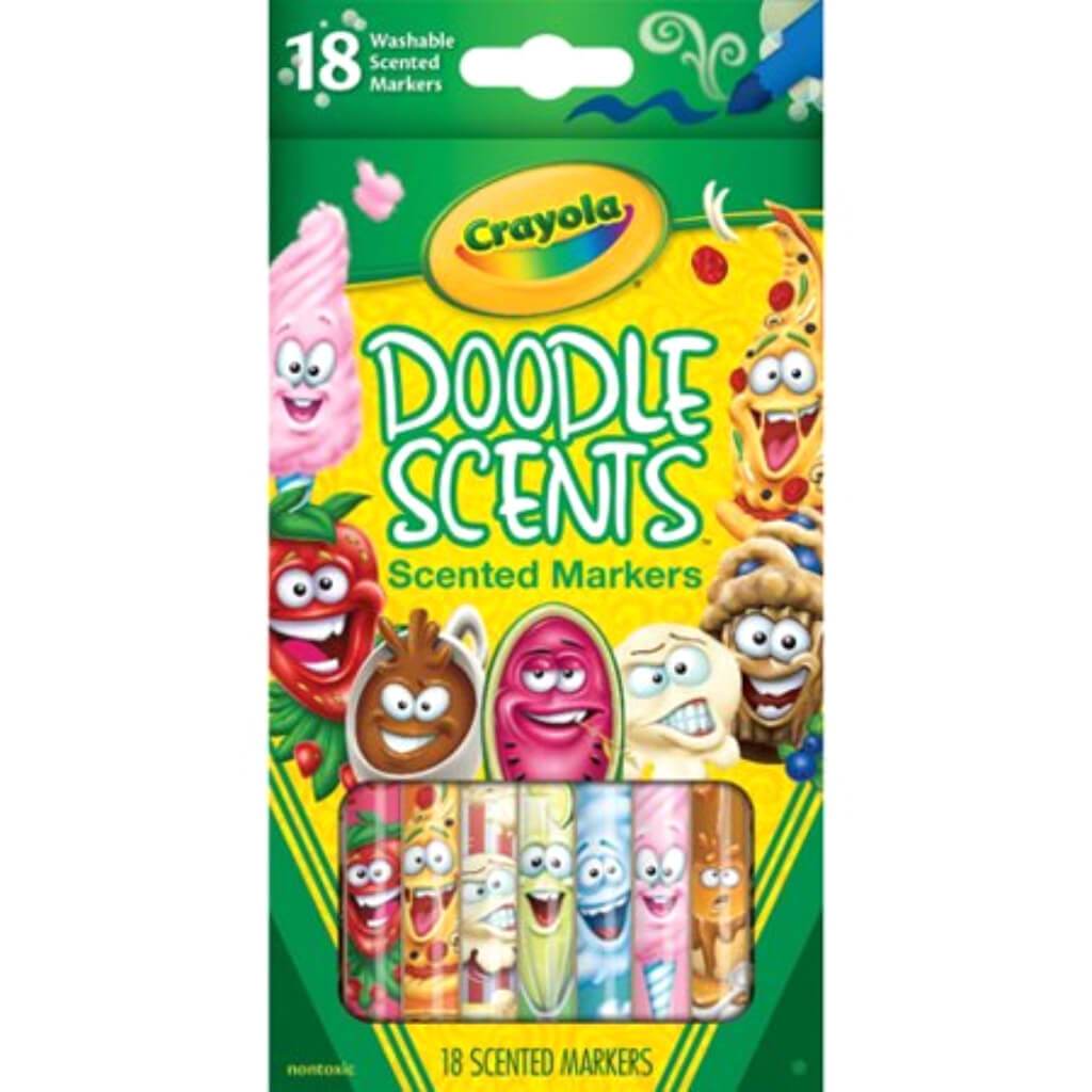 Crayola DoodleScents Markers 18ct Multicolor