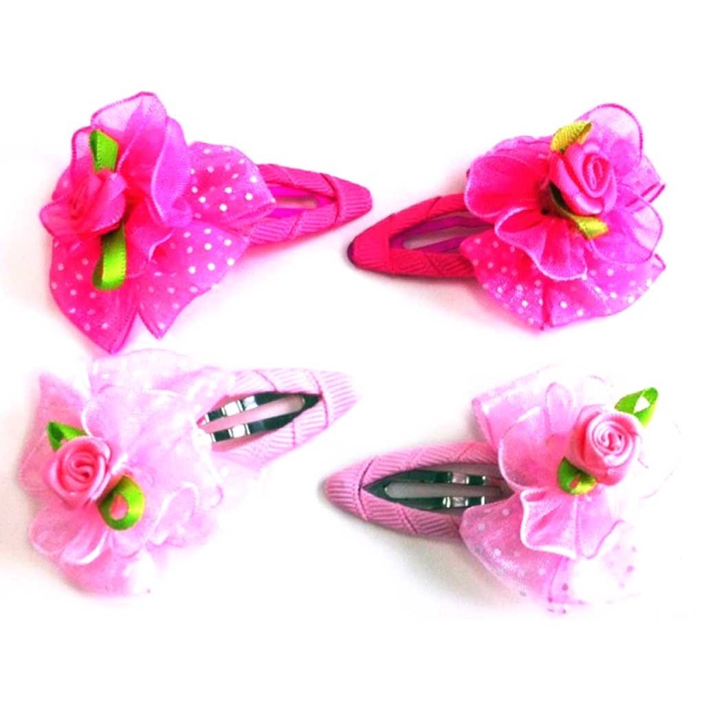Rose Flower Hair Clip