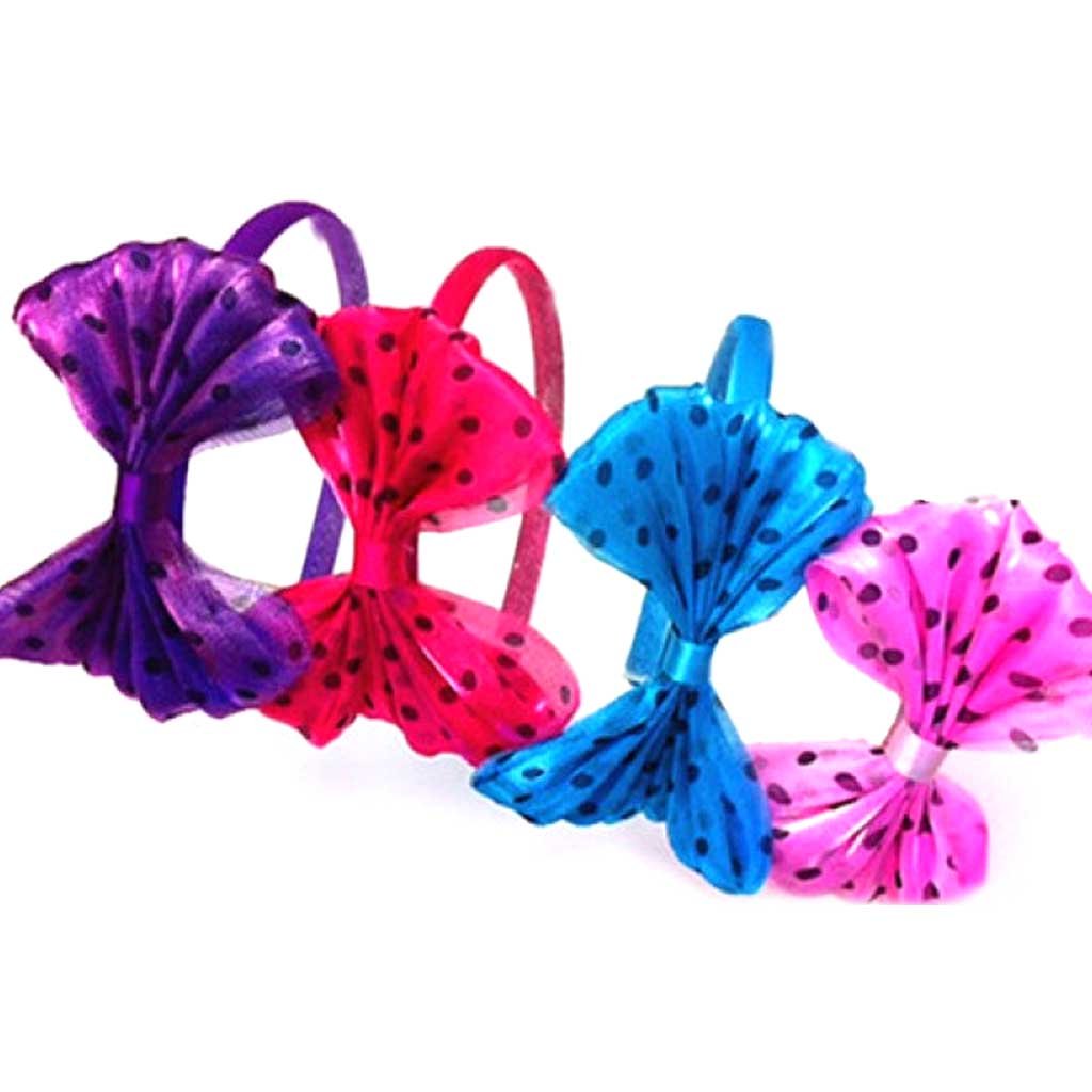 Polka Dot Bow Headband