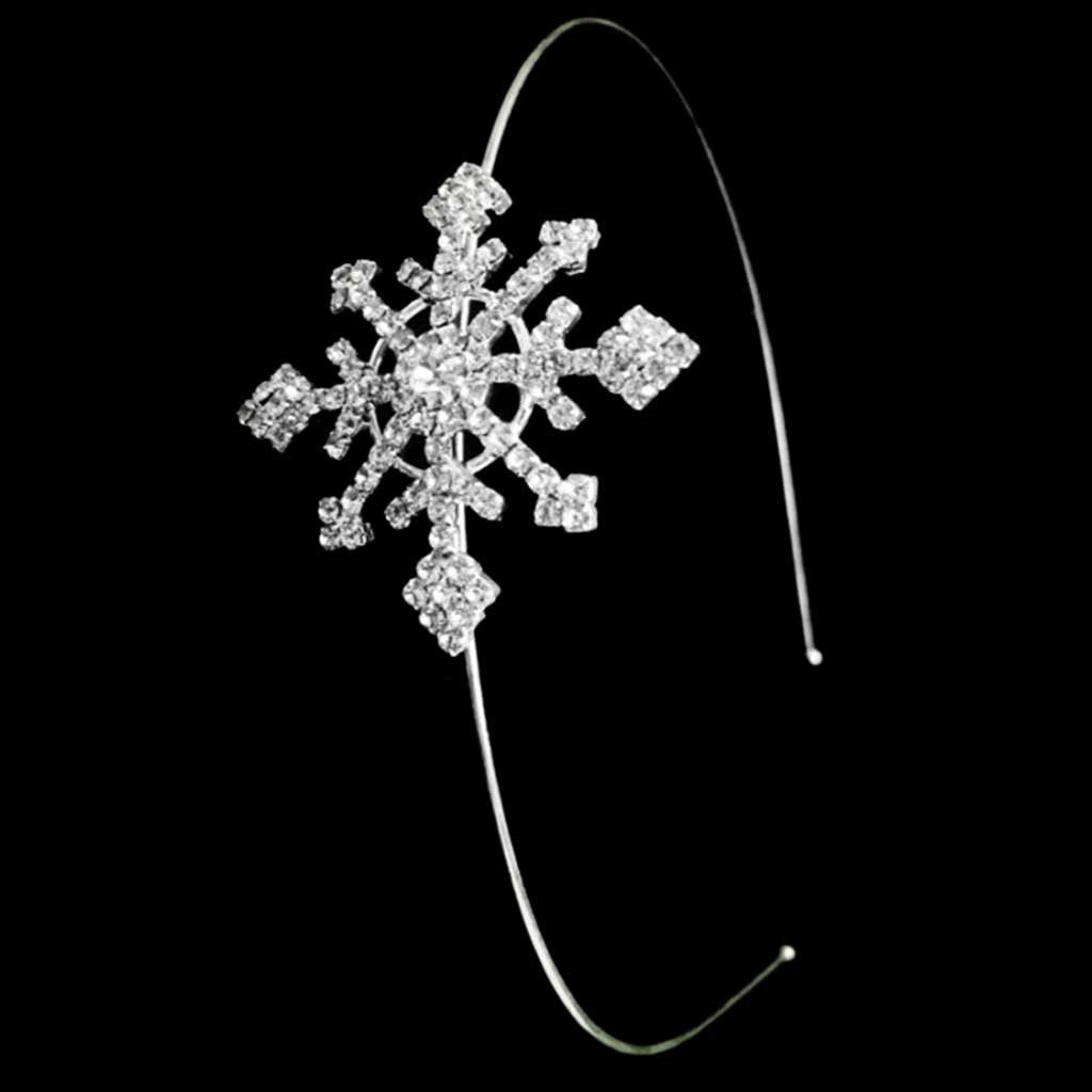 Rhinestone Snow Flake Headband