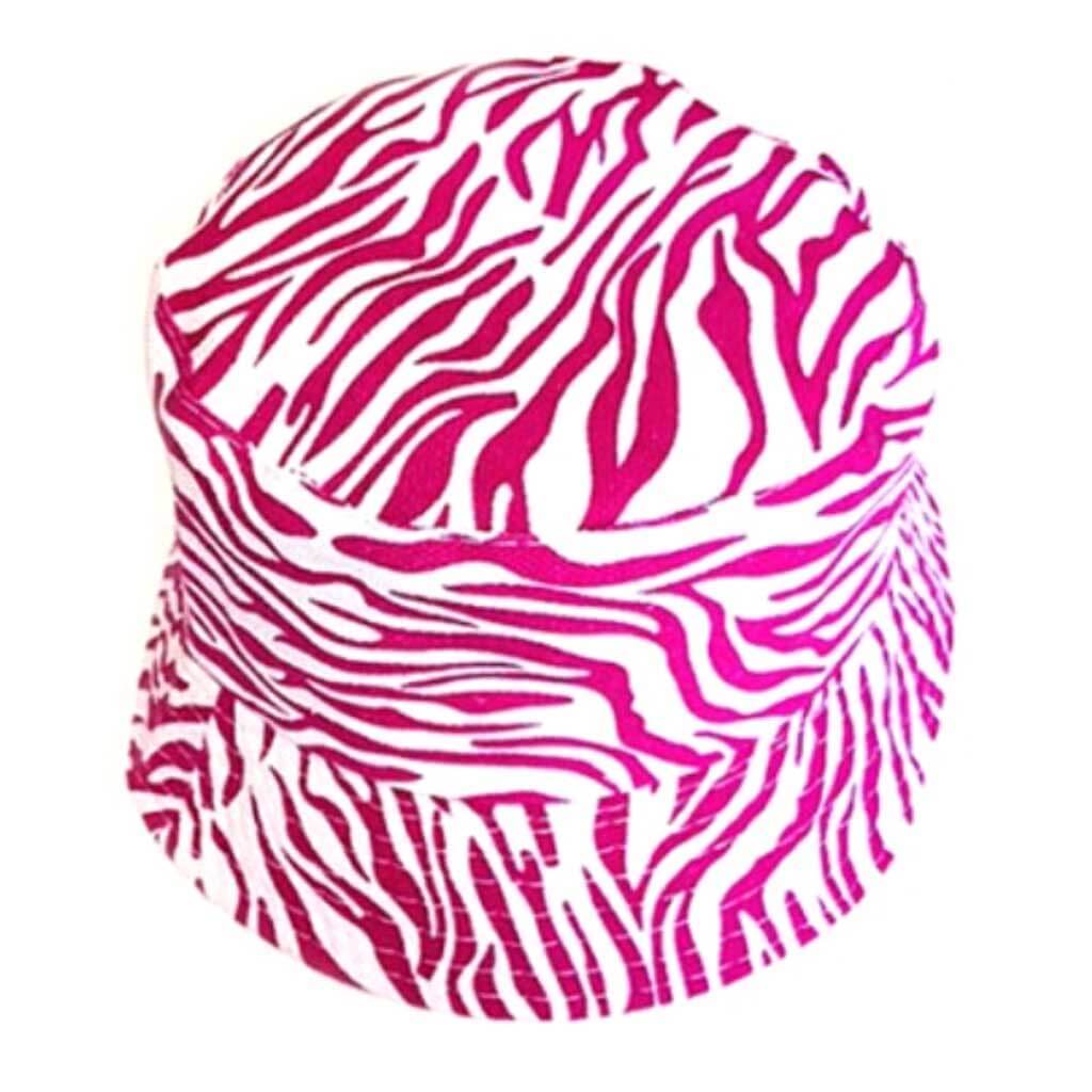 Zebra Print Cotton Sun Hat