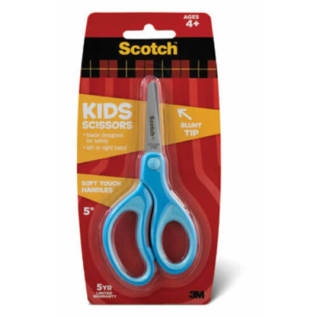 Scotch Kids Blunt Tip Scissors with Soft Touch 5in