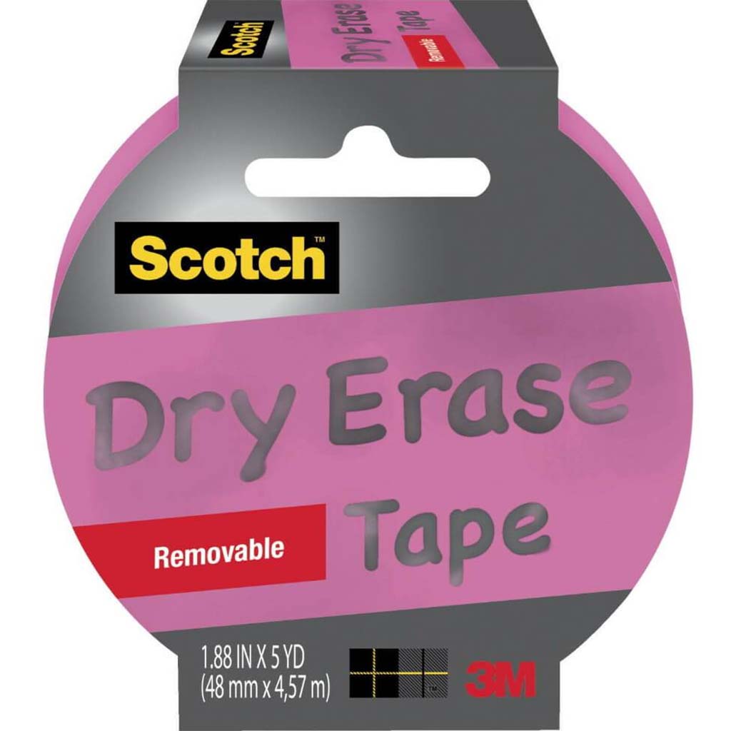 Dry Erase Removable Tape 1.88in x 5yd