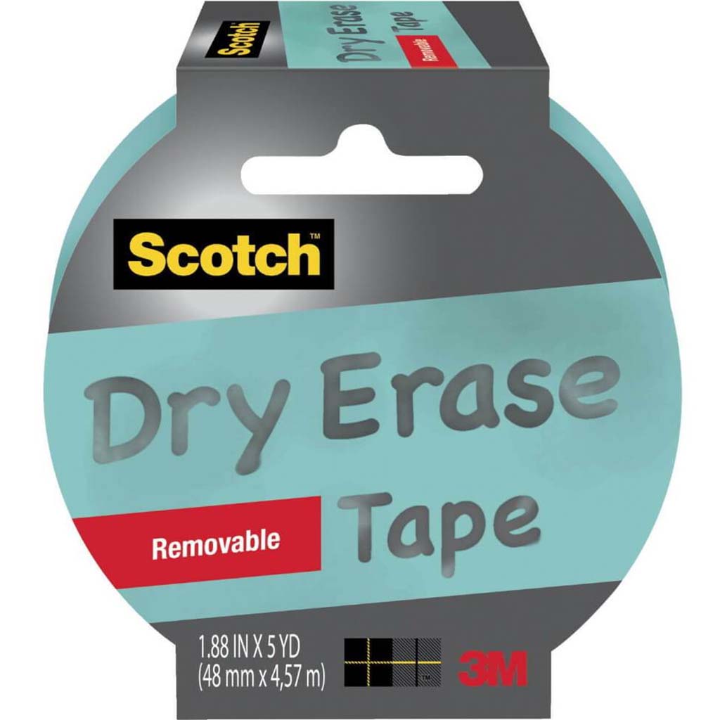 Dry Erase Removable Tape 1.88in x 5yd