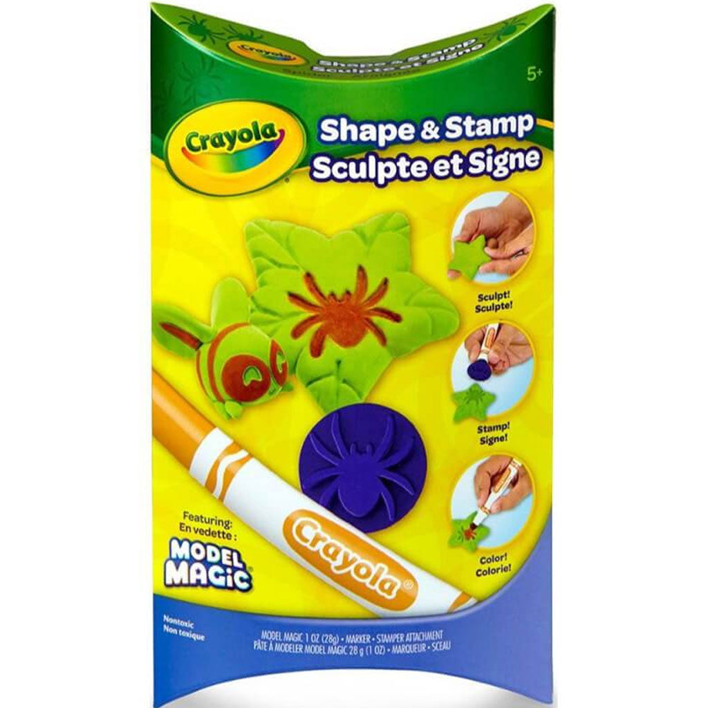 Crayola Model Magic Shape &amp; Stamp-Spide