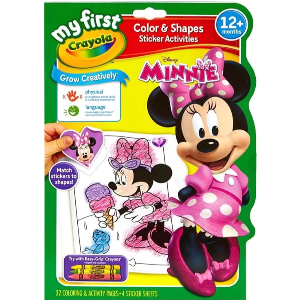 Crayola My First Colour &amp; Activity Book Minnie Mouse