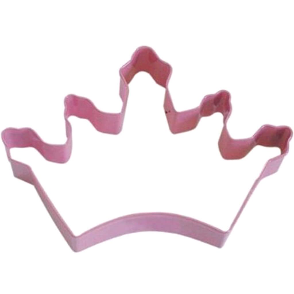 Pink Crown Cookie Cutter, 5in