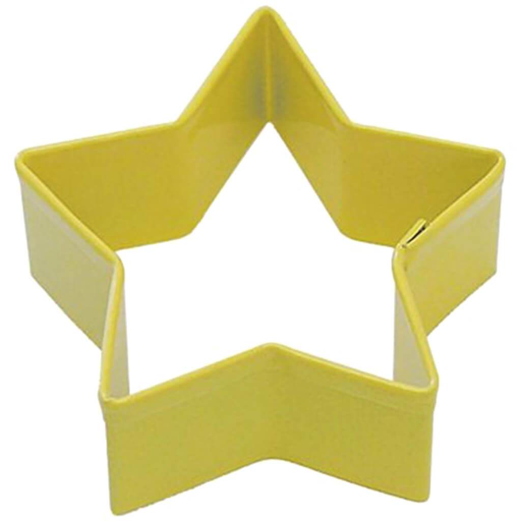 Yellow Star Cookie Cutter, 4in