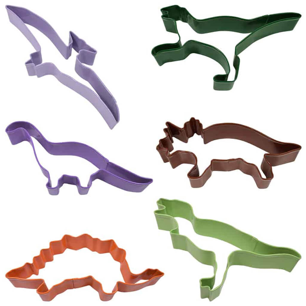 Dinosaur Cookie Cutter, 6pc