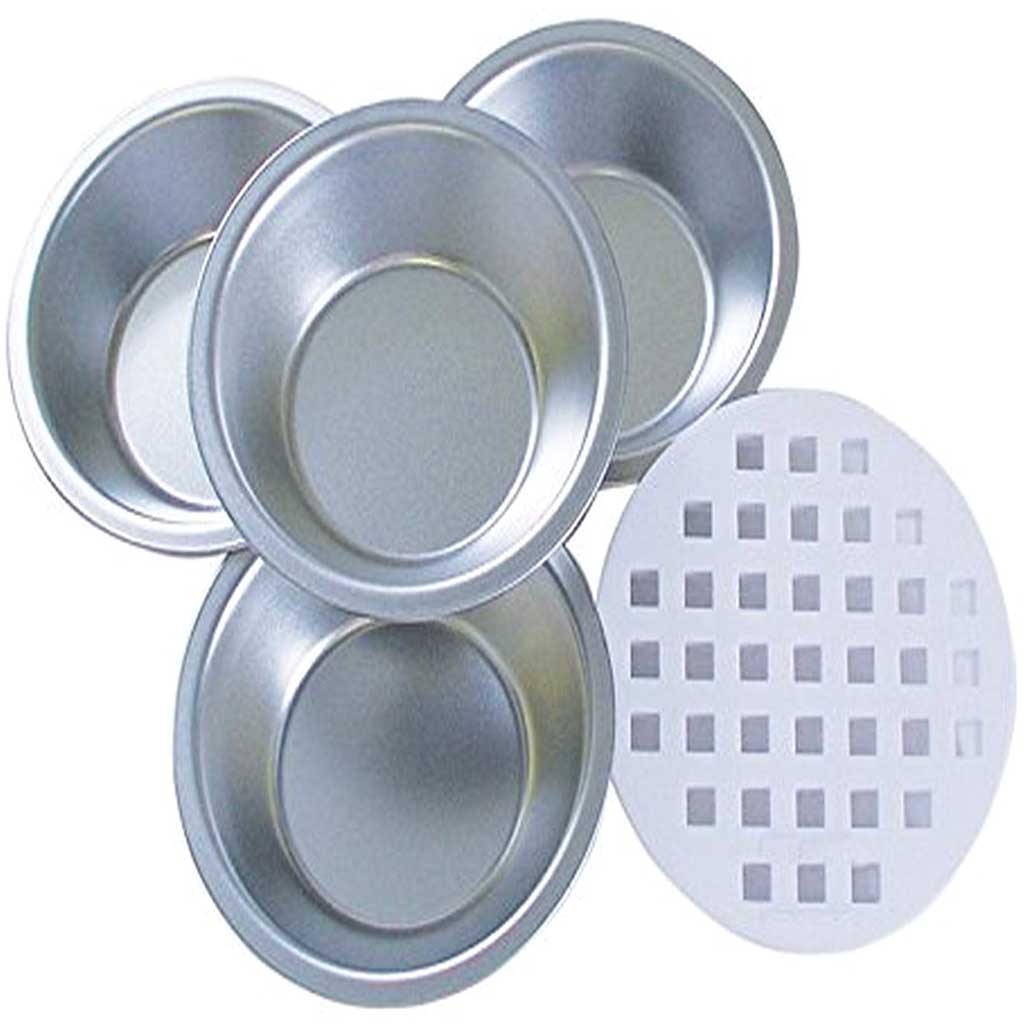 Mini Pie Topper and Pans Set, Lattice