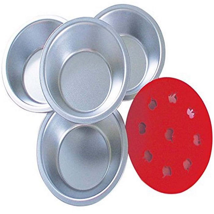 Mini Pie Topper And Pans Set, Apple