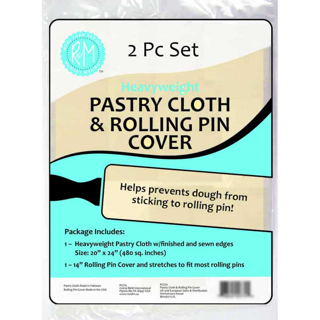 Pastry Cloth &amp; Rolling Pin Cover Set