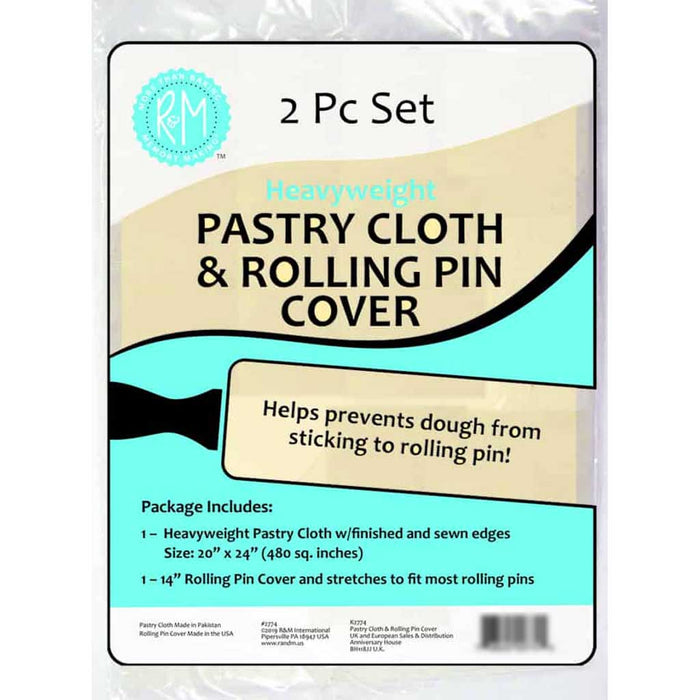 Pastry Cloth & Rolling Pin Cover Set
