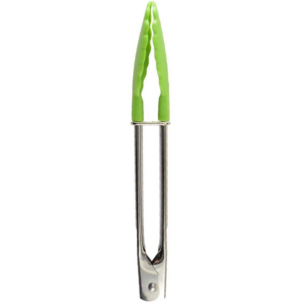 Mini Serving Tongs Green, 7in