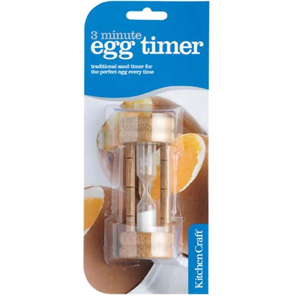 3 Minute Wood Egg Timer