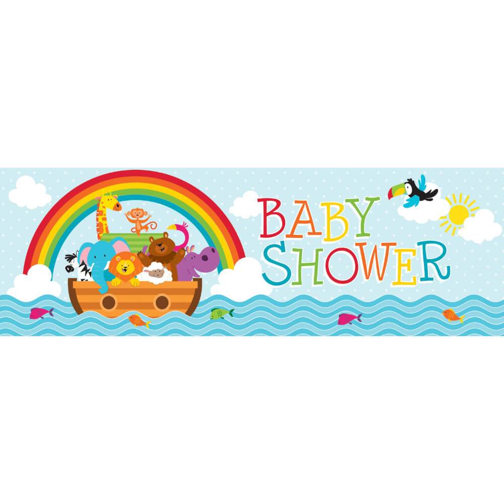 Noah&#39;s Ark Giant Baby Shower, Banner 