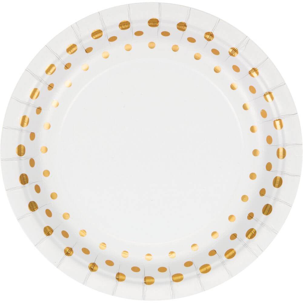 Paper Luncheon Plates 7in, 8ct 