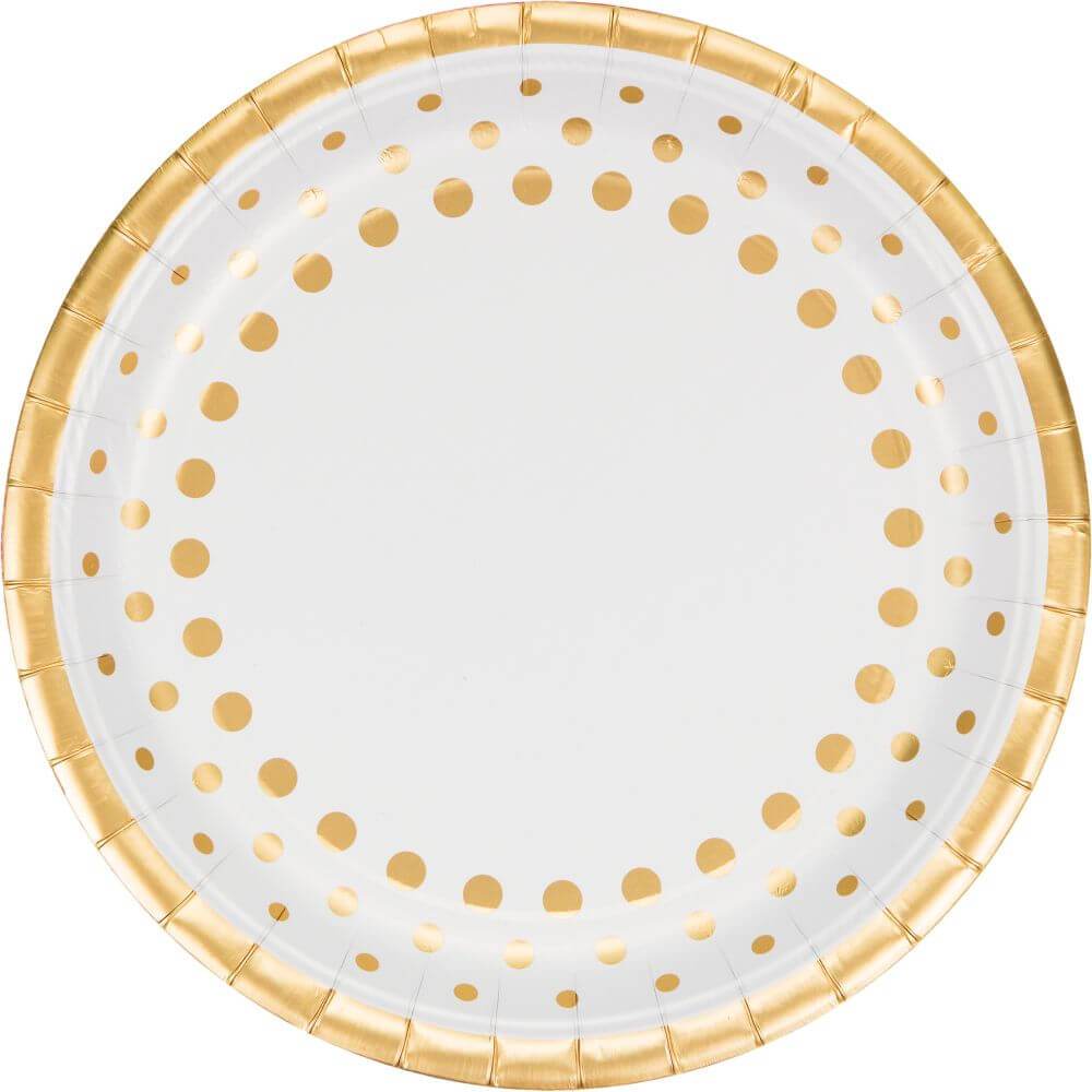 Paper Banquet Plates 10in, 8ct 