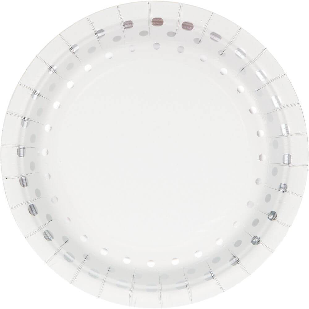 Paper Luncheon Plates 7in, 8ct 