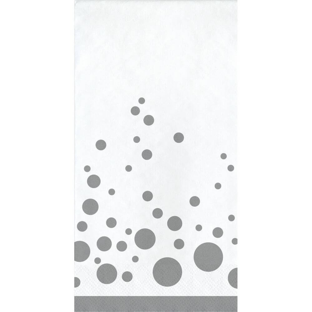 Sparkle &amp; Shine Silver, Guest Napkins 2ply 16ct 