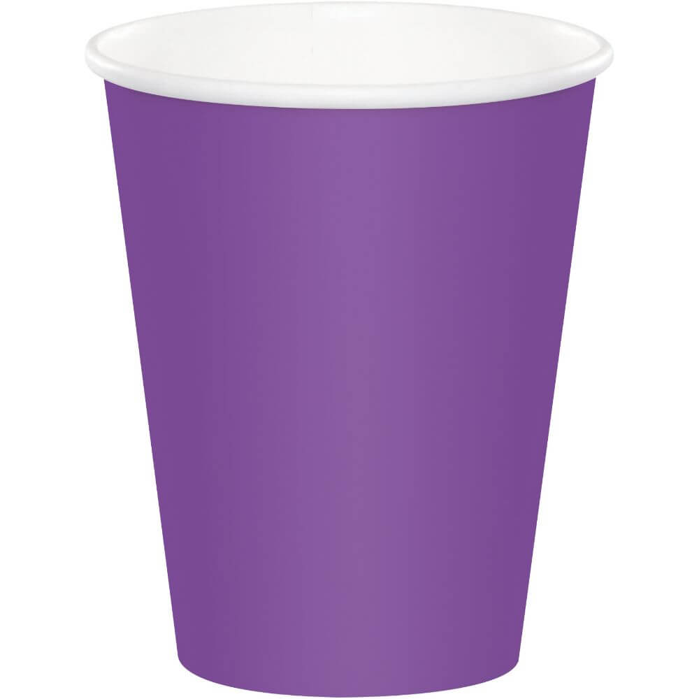 Hot &amp; Cold Cups 9oz 24ct, Amethyst 