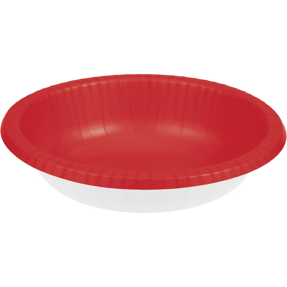 Classic Red Paper Bowls 20oz 20ct 