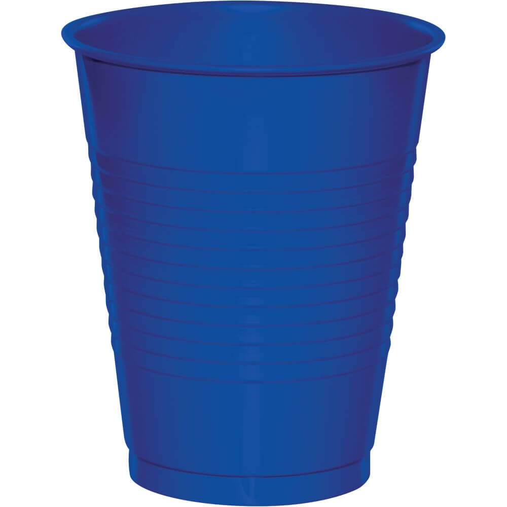 Plastic Cups 16oz 20ct, Cobalt 