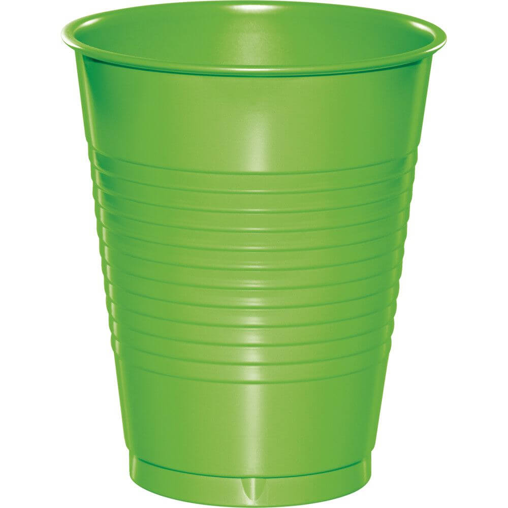 Fresh Lime Plastic Cups 16oz 20ct, 