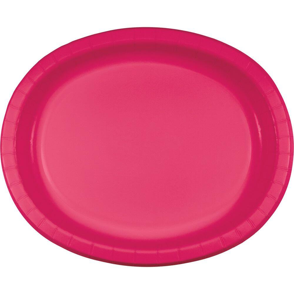 Oval Pltr Hot Magenta 