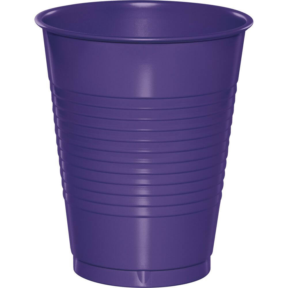 Plastic Cups 16oz 20ct, Purple 