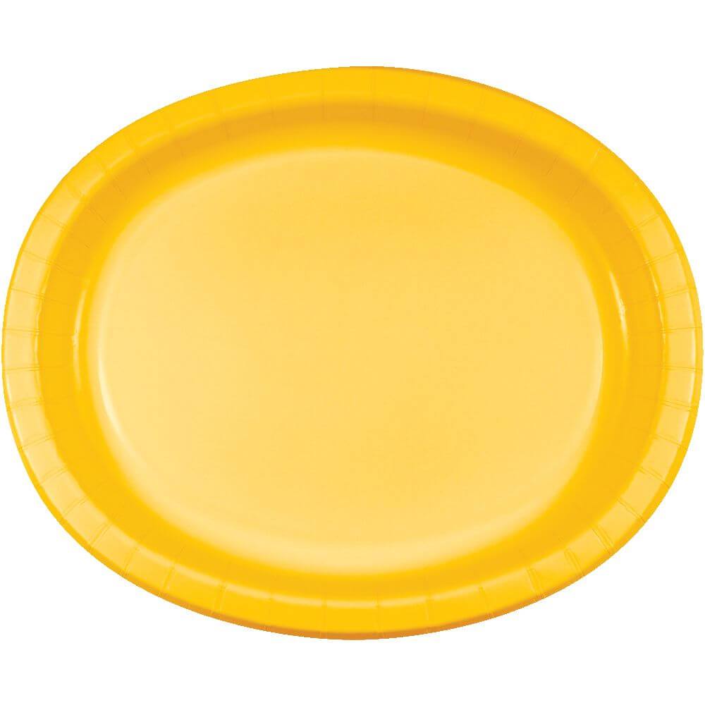 Oval Pltr Schbs Yellow 