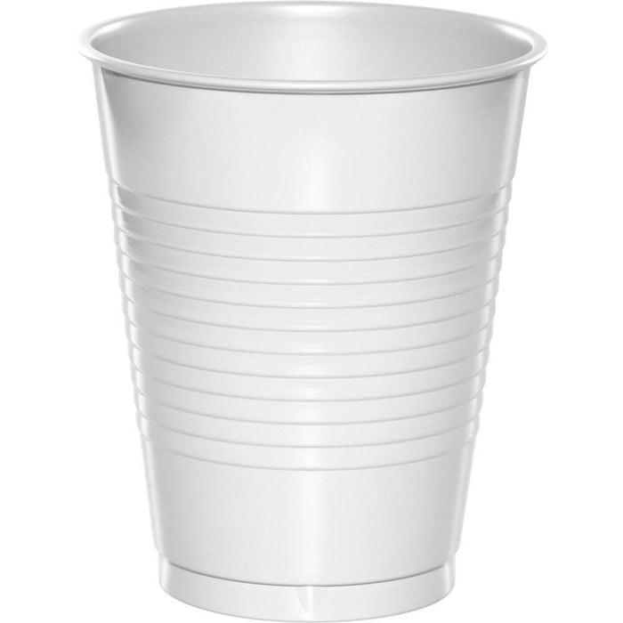 White Plastic Cups 16oz 20ct 